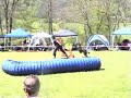 Jumping  Claudia und Ole 04.05.08 Deggingen
