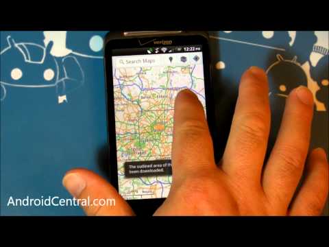How to download Google Maps data for offline use