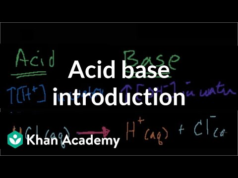 Chemistry: Acids and bases