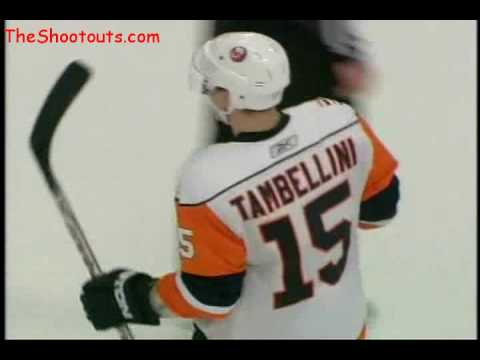 Jeff Tambellini (NYI) vs. Henrik Lundqvist (NYR) Shootout March 4, 2008