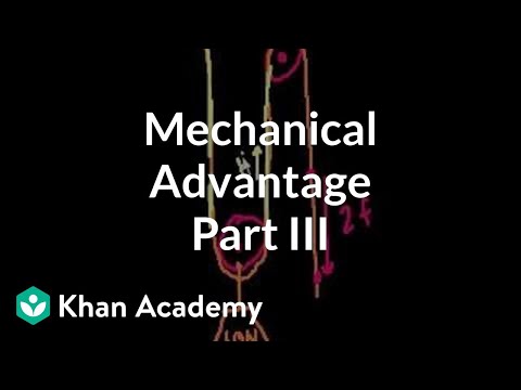 mechanical - Learn more: http://www.khanacademy.org/video?v=vSsK7Rfa3yA Introduction to pulleys and wedges.
