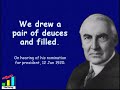 Creative Quotations from Warren Harding for Nov 2