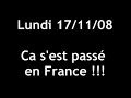 Lundi 17 Novembre 2008 - Descente de police dans un lycée - Honteuse prestation de notre police qui nous renvoie à nos plus mauvais souvenirs... A dénoncer, à diffuser largement, on ne peut pas laisser passer des évènements comme ceux-là !!!