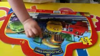 Chuggington Stop Motion Puzzle Timelapse