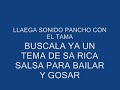 SONIDO PANCHO CON EL LA SALSA  K SE LLAMA BUSCA LA   YA  PARA LA GENTE ENAMORADA