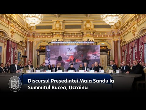 Address by President Maia Sandu at the Bucha Summit, Ukraine