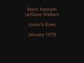 Black Sabbath - Junior's Eyes (Dave Walker vocals) Black Sabbath - Junior's Eyes (Dave Walker vocals)