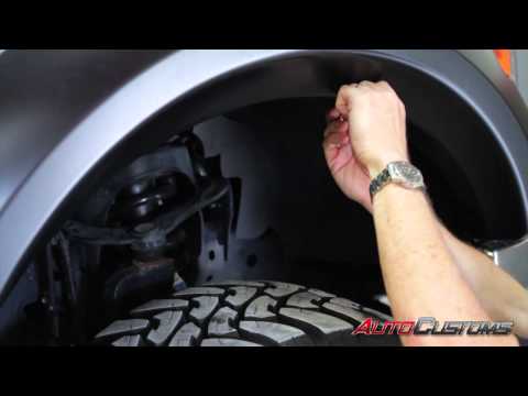 how to attach fender flares