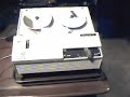 Sony TC-123 portable reel-to-reel tape recorder.