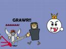king boo from the super mario-series has his own talkshow, this time around, pit from kid icarus reviews 