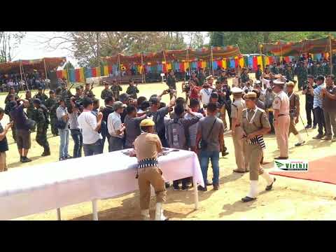 HPC- D Home Coming & Arms Laying Ceremony at CTI, Sesawng, Sinlung Hills, Mizoram
