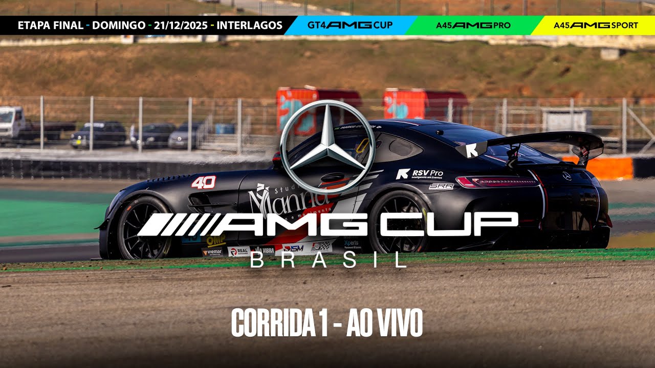 AMG CUP BRASIL | Corrida 1 | Etapa Final - Interlagos (SP) | Ao Vivo