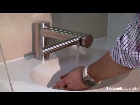 How Dyson hand drying water tap works