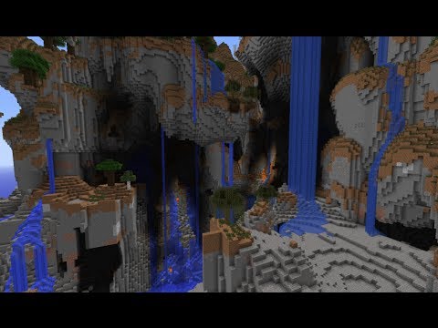 Minecraft Snapshot 14w17a Overview -- Custom Terrain Generation