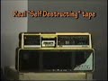 Real Self Destructing tape: Mission Impossible Style