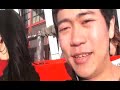 eu e a tina no barco vicking em nagashima.a celina amarelou e n�o foi com a gente...