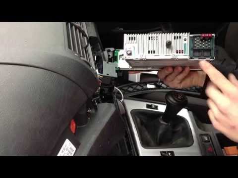How to install connect iPhone audio jack cable to BMW 3 ser