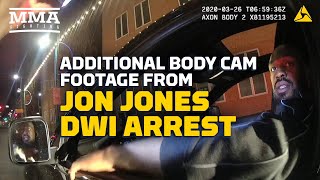New Bodycam Footage of Jon Jones DWI Arrest Shows Gun, Recuerdo Found in Car - MMA Fighting by MMA Fighting