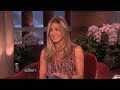 ellen's friend, jennifer aniston, chatted with ellen about everything from adoption to how she caused perez hilton to stop bullying -- to vibrating bras!
