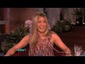 ellen's friend, jennifer aniston, chatted with ellen about everything from adoption to how she caused perez hilton to stop bullying -- to vibrating bras!