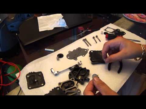how to rebuild mikuni fuel pump
