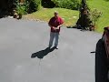 Helicam footage of shop