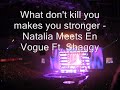 what dont kill you makes you stronger   natalia ft  envogue