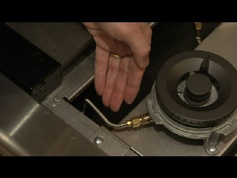 how to adjust flame on gas stove