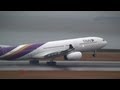 Thai Airways International Airbus A330-343X HS-TBA Take off at Nagoya
