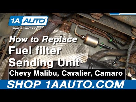 How To Install Replace Fuel Filter Chevy Malibu Cavalier Camaro more 1AAuto.com