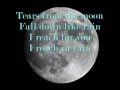 Tears from the moon, lyrics