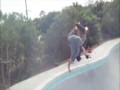 Christian Hosoi, Lance Mountain, Steve Olson and more ripping this pool to pieces.