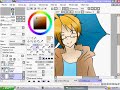 Hetalia Random America Drawing- Paint Tool SAI