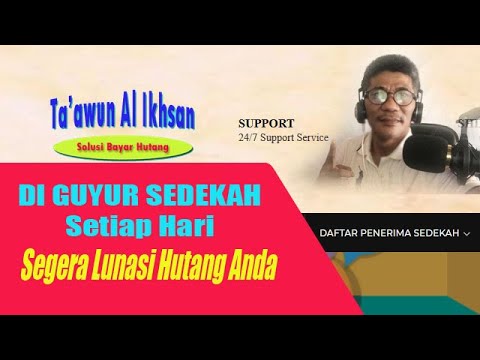 Cara di GUYUR Sedekah tiap hari untuk segera Lunasi Hutang ANDA
