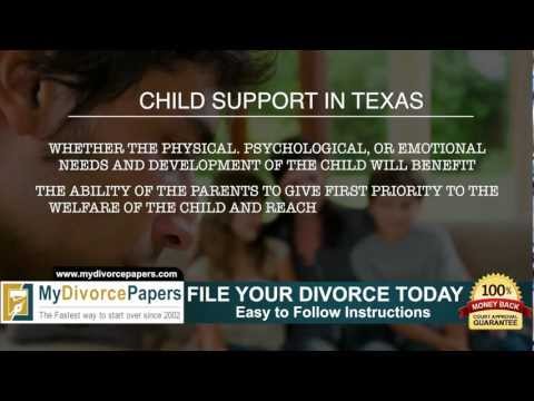 how to fill out divorce papers in tx