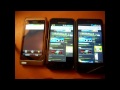 Browser vergelijk; Nokia N8, Samsung Galaxy S en LG Optimus 2X Speed