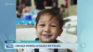 CRIANÇA MORREU AFOGADA EM PISCINA