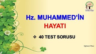 Din Kültürü ve Ahlak Bilgisi  Hz Muhammedin Hay