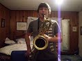 Crazy Train on the Bari Sax