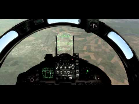 DCS World Flaming Cliffs 3 - F15C VS SU27 Dogfight - BVR & IR Aspect