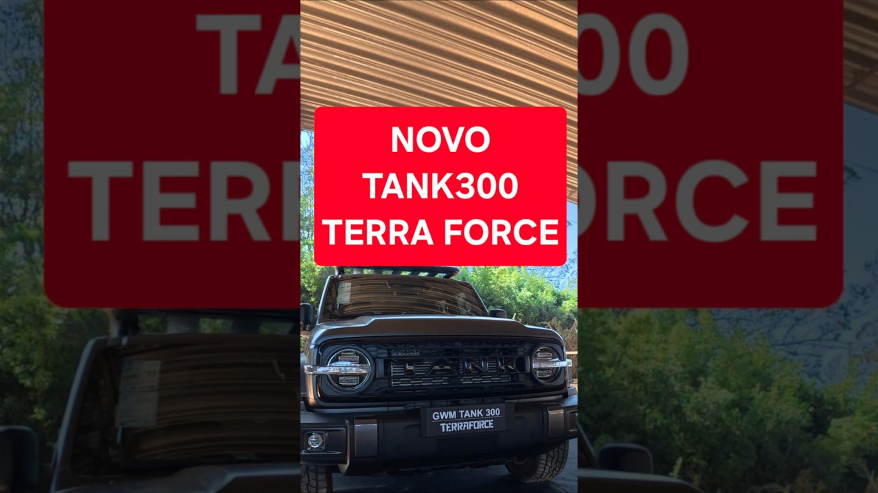 TANK 300 TERRAFORCE! MOTOR V6 AINDA NÃO