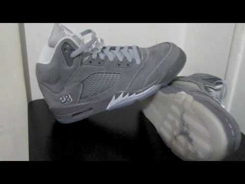 Air Jordan V (5) Retro Light Graphite Wolf Grey White | Video Preview Air Jordan V (5) Retro Light Graphite Wolf Grey White | Video Preview