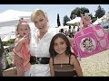 a video slideshow of shanna moakler's kids: nine-year-old atiana cecilia (with oscar de la hoya), five-year-old landon asher, and two-and-a-half-year-old alabama luella (with travis barker).