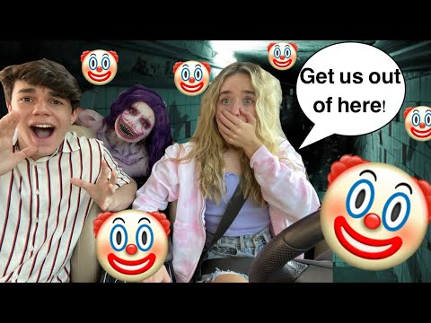 SCARY CLOWN PRANK on My FRIENDS **THEY RAN AWAYπ±π**