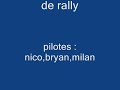 nico et ses potes font leur rallye