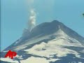 Raw video: chilean volcano erupts