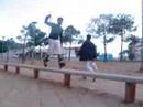 Dani Calbet patinando