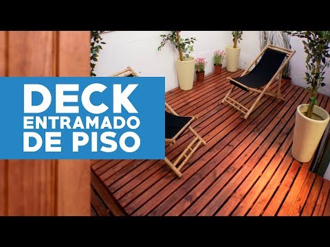deck - Un deck es una terraza de madera, que puede estar elevada sobre el terreno o a nivel del piso, en este caso la que enseñaremos es para hacer sobre un radier....