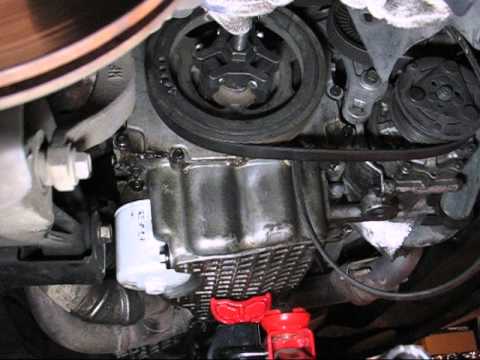 How to remove crank pulley from Chrysler 2.7 engine.