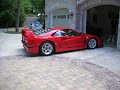 Ferrari F40 in Driveway